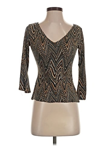 Snap 3/4 Sleeve Top (view 1)