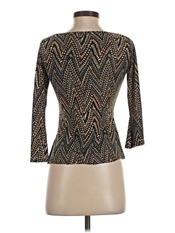 Snap 3/4 Sleeve Top (view 2)