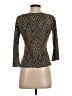 Snap Brown 3/4 Sleeve Top Size S - photo 2