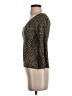 Snap Brown 3/4 Sleeve Top Size S - photo 5