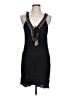 Venus 100% Rayon Black Cocktail Dress Size L - photo 1