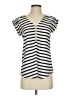 Express Stripes Silver Short Sleeve T-Shirt Size XS - photo 1