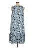 J.Jill 100% Polyester Blue Casual Dress Size XL (petite) - photo 2