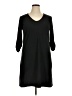 Allison Brittney Solid Black Casual Dress Size XL - photo 1