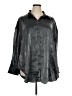 H&M Metallic Silver 3/4 Sleeve Blouse Size XL - photo 1