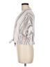 Sim & Sam Stripes Gray 3/4 Sleeve Blouse Size M - photo 5