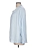 Nic + Zoe 100% Polyester Blue Long Sleeve Blouse Size L - photo 5