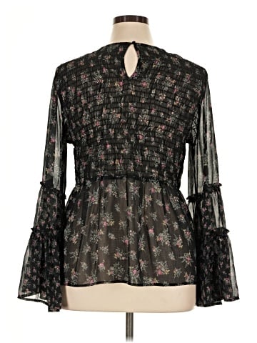 American Eagle Outfitters 3/4 Sleeve Blouse (view 2)