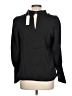 Glam 100% Polyester Black Long Sleeve Blouse Size L - photo 2