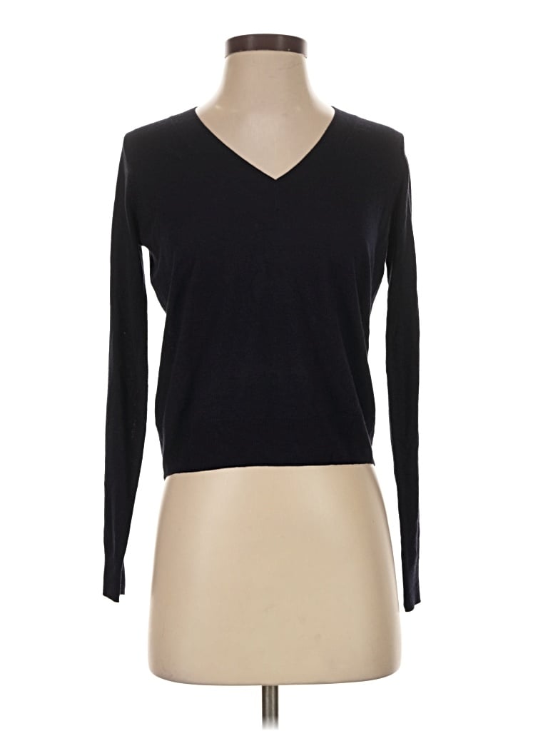 Pre-owned Mng Pullover Sweater In Black