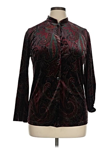 Leslie Fay Long Sleeve Blouse (view 1)