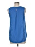 GNW 100% Polyester Blue Sleeveless Blouse Size M - photo 2