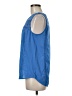 GNW 100% Polyester Blue Sleeveless Blouse Size M - photo 5
