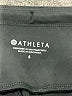 Athleta Stripes Black Athletic Shorts Size 4 - photo 4