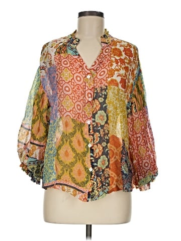 Fate 3/4 Sleeve Blouse (view 1)