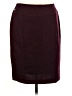 Ellen Tracy Solid Burgundy Formal Skirt Size M - photo 2