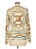 J. McLaughlin Print Gold Pullover Sweater Size L - photo 2