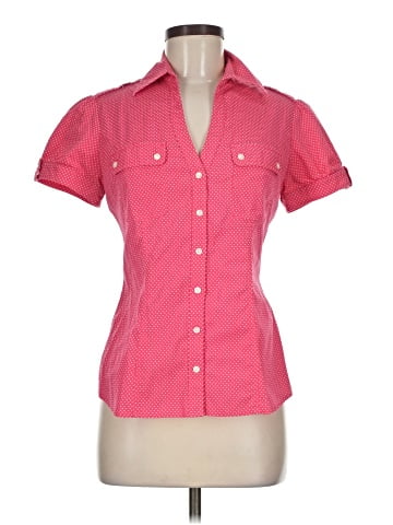 Express Design Studio Short Sleeve Blouse (view 1)