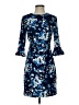 Donna Morgan Blue Cocktail Dress Size 0 - photo 1
