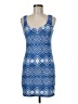 Love Argyle Blue Casual Dress Size M - photo 1