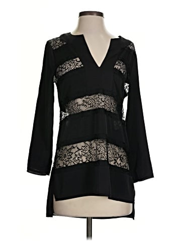 BCBGMAXAZRIA Long Sleeve Blouse (view 1)
