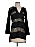 BCBGMAXAZRIA 100% Polyester Black Long Sleeve Blouse Size XS - photo 1