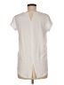 Sigrid Olsen White Short Sleeve Top Size M - photo 2