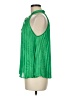 Ramy Brook 100% Polyester Green Sleeveless Blouse Size M - photo 5