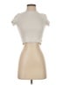 TNA Tan Short Sleeve Turtleneck Size S - photo 1