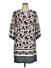 Neiman Marcus Print Gray Casual Dress Size 14 - photo 1