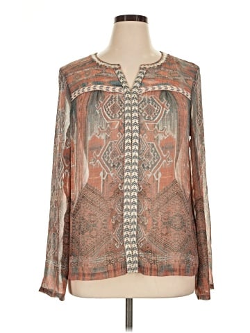 BKE Long Sleeve Blouse (view 1)
