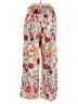 Unbranded 100% Polyester Floral Red Casual Pants Size XL - photo 2
