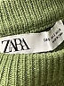 Zara 100% Polyester Green Short Sleeve Turtleneck Size S - photo 7