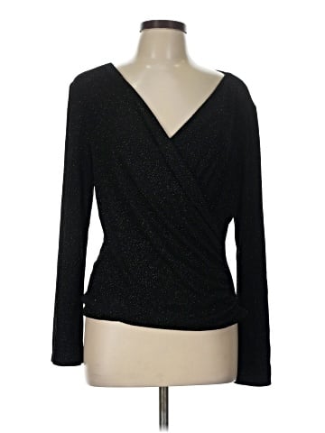 Jeffrey & Dara Evenings by Tom Barra Long Sleeve Top (view 1)