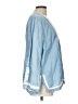 Point Sur Blue Long Sleeve Blouse Size L - photo 4