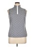 J. McLaughlin Silver Tank Top Size XL - photo 1