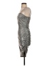 Reformation Metallic Silver Cocktail Dress Size S - photo 5