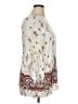 DR2 100% Rayon Ivory 3/4 Sleeve Blouse Size XL - photo 4