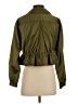 Milly 100% Polyester Green 3/4 Sleeve Top Size P (petite) - photo 2