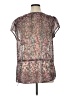 a.n.a. A New Approach 100% Polyester Gray Short Sleeve Blouse Size XL - photo 2