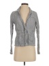 Caslon 100% Linen Gray Long Sleeve Top Size XS - photo 1