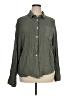 Automet 100% Rayon Green Long Sleeve Button-Down Shirt Size XL - photo 1