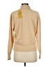 Jaeger 100% Lambswool Tan Wool Cardigan Size 6 - photo 2
