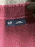 Gap 100% Cotton Burgundy Pullover Sweater Size L - photo 7