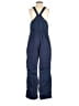 Lands' End 100% Polyester Blue Snow Pants With Bib Size L - photo 2