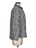 Le Lis 100% Cotton Checkered-gingham Black Long Sleeve Button-Down Shirt Size M - photo 4