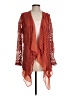 MONORENO 100% Cotton Orange Kimono Size S - photo 1