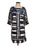 Amadi Graphic Blue Casual Dress Size S - photo 1