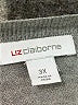 Liz Claiborne Chevron-herringbone Gray Pullover Sweater Size 3X - photo 7