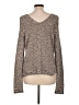 Rag & Bone/JEAN 100% Cotton Tweed Brown Pullover Sweater Size L - photo 2
